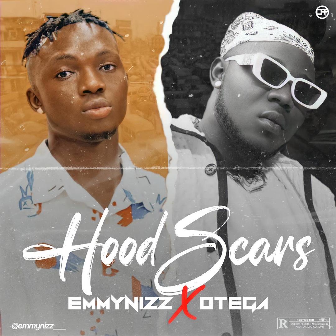 Emmynizz ft. Otega – Hood Scars 2 Album cover